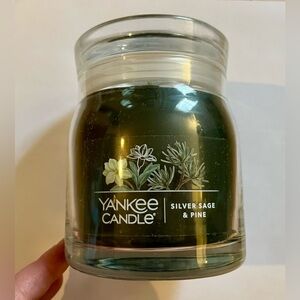 NWB Yankee Candle 13oz Silver Sage & Pine 2-Wick Jar Candle